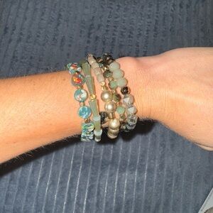 Erimish Vibrant Beaded Bracelet Set